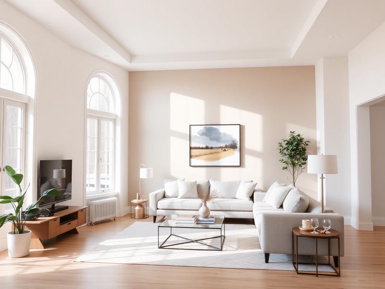 Living Room Transformation — after painting